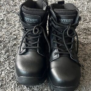 🖤HYTEST Safetyfootwear Boots - Black - Men US size 4